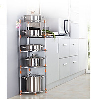 Kệ để đồ nhà bếp - Giá để xoong nồi 5 tầng