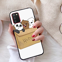 Ốp lưng dành cho Samsung Galaxy A02S viền dẻo TPU bộ sưu tập Chúng ta là gấu - Hàng chính hãng