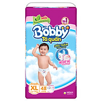 Tã Quần Bobby Gói Siêu Lớn XL48 (48 Miếng)