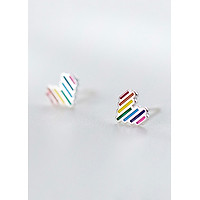 Bông Tai Nữ | Bông Tai Nữ Bạc Trái Tim B2428 - Bảo Ngọc Jewelry