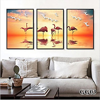 Bộ tranh treo tường phong thủy trang trí nội thất đẹp và giá gốc tại xưởng mới nhất thị trường ĐL 13
