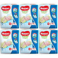 Combo 6 Gói Miếng Lót Sơ Sinh Huggies Newborn 2 (4-7kg) - N60 (Gói 60 Miếng)