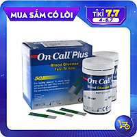 Que thử đường huyết hộp 50 que