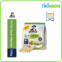 Thức uống yến mạch Quaker 3 in1 - Vị trà xanh Matcha