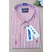 ÁO SƠ MI NAM VIỆT TIẾN, DÀI TAY, DÁNG ÔM VỪA, REGULAR FIT, CHẤT LIỆU 60% COTTON, 40% POLYESTER