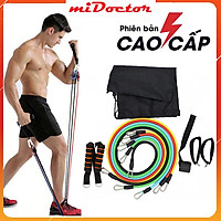Bộ 5 Dây Ngũ Sắc Đàn Hồi Tập Thể Hình, Tập Gym miDoctor - Chính Hãng