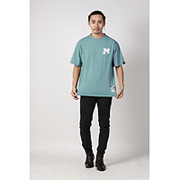 Áo phông tay lỡ form rộng Unisex Thêu Logo M Cao Cấp Local Brand Mi Midori