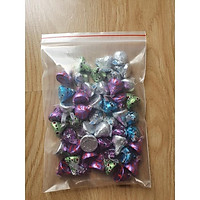 LẺ 48 VIÊN (MIX 4 LOẠI) SOCOLA Hershey's Kisses Milk Chocolate & Strawberry