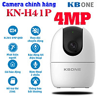 Camera Ip Wifi KBOne KN-H41P Độ Nét Cao 4.0Mp Xoay 360, Đàm Thoại 2 Chiều, Phát Hiện Chuyển Động, Theo Dõi Thông Minh - Hàng Chính Hãng