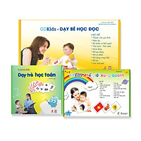 Combo Flashcards Thông Minh Glenn Doman (Bộ học toán 59 Thẻ + Bộ TGXQ 100 thẻ + Bộ đọc 100 thẻ)