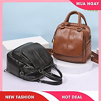 Balo Nữ Kiêm Túi Xách Nữ Da Mềm Cực Dày, Chống Nước Hàng Đẹp