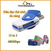 Đầu Đọc Thẻ Nhớ 4 Trong 1 Đa Năng Cho Thẻ Nhớ MS-Pro TF Micro SD