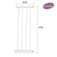 Thanh mở rộng chắn cửa, chắn cầu thang chính hãng Mastela CT-D04 bảo vệ an toàn cho bé (Không cần khoan tường), Thanh mở rộng 28CM