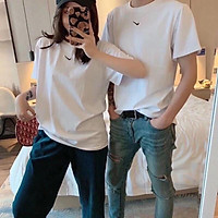 Áo Thun Nike Thêu Logo Chất Liệu Cotton, Áo Thun Nam Nữ Unisex Form Rộng Tay Lỡ T M Store