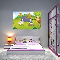 Tranh phòng ngủ những chú mèo tinh nghịch TMN-157