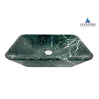 Lavabo Đá Tự Nhiên Leo Mysterial Jade - Xanh Ngọc - Hình chữ nhật vát cạnh