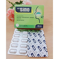 (02 HỘP) Thực phẩm chức năng Viêm mũi dị ứng SINO giúp hỗ trợ hiệu quả giảm tình trạng hắt hơi, ngạt mũi, chảy nước mũi, giảm ho khi thay đổi thời tiết, viên nén bao phim hộp 24 viên