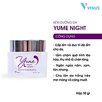 Kem dưỡng da ban đêm Yume Night Cream giúp duy trì độ ẩm, chống lão hóa lọ 30 gram