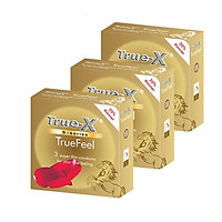 Bô 3 Hộp Bao Cao Su cao cấp True-X True Feel H/3 bao – Cực siêu mỏng