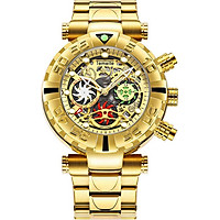 Top Luxury Men Watches Gold silver Stainless Steel Sport male Military Watch man quartz Clock date