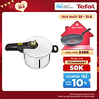 Nồi áp suất cơ inox Tefal Secure 5 Neo P2530737 6L - Hàng chính hãng