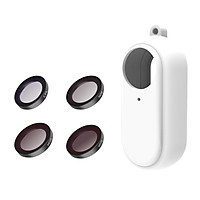 TELESIN Camera Filter Kit with 4pcs Filters(CPL + ND8 + ND16 + ND32) + Soft Silicone Protective Cover Replacement for