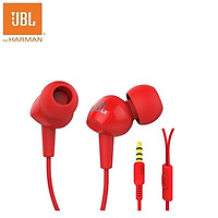 JBL C100Si Original 3.5mm Wired Stereo Earphones Deep Bass Music Sports Headset Sports Earphone