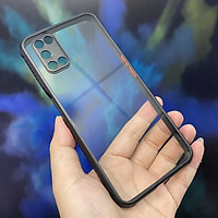 Ốp lưng cho Oppo A52 - A92 trong viền màu che camera 4 Gốc chống sốc
