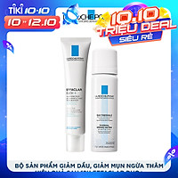 Bộ sản phẩm giảm dầu, giảm mụn ngừa thâm hiệu quả sau 12h La Roche-Posay Effaclar Duo+