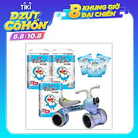 Combo 3 gói tã quần Goon Friend XXL34 cộng miếng tặng xe chòi chân con ong phát đèn nhạc VBCare 052