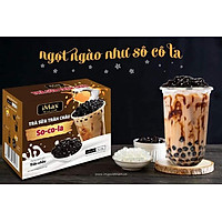 Trà Sữa Chân Trâu Vị Socola iMax - Hộp 8 Gói Trà Sữa - 8 Gói Trân Châu
