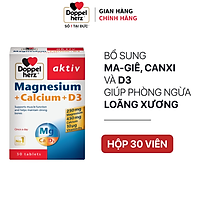 Viên uống bổ sung Canxi phòng ngừa loãng xương Doppelherz Magnesium + Calcium + D3 (Hộp 30 viên)