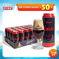 Bia Đen Thầy Tu EIBAUER ZWICK'L Nhập Khẩu Từ Đức Thùng 24 Lon 500ml