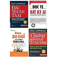 Combo Kỹ Năng Sống Tâm Đắc Nhất : Đắc Nhân Tâm + Đọc Vị Bất Kỳ Ai + Quẳng Gánh Lo Đi Và Vui Sống + Khéo Ăn Nói Có Được Thiên Hạ (Nghệ Thuật Sống Đẹp / Đối Nhân Xử Thế)
