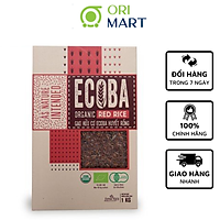Gạo Lứt Đỏ Hữu Cơ Ecoba Huyền Mễ Cao Cấp 1KG