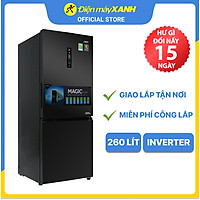 Tủ lạnh Aqua Inverter 260 lít AQR-I298EB BS (HÀNG CHÍNH HÃNG)