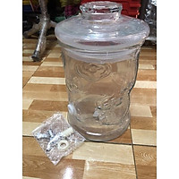 Bình ngâm rượu 6L có vòi hoa văn hình rồng