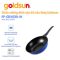 Chảo chống dính Goldsun FP-GD1030-IH(B)- Hàng chính hãng