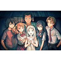 Poster A4 dán tường Anime, decal 21x30 trang trí có keo Anohana Wallpapers (1).jpg