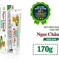Kem Đánh Răng Dược Liệu Ngọc Châu Trắng Sáng 170g