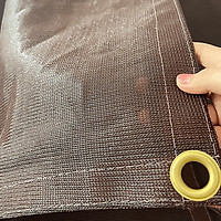 Lưới che nắng 80% may viền khuy sẵn - Màu Nâu (Nhiều kích thước)
