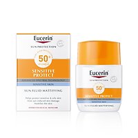 Kem Chống Nắng Không Gây Nhờn Rít Cho Da Thường Và Da Hỗn Hợp Eucerin Sun Fluid Mattifying Face SPF50+ (50ml)