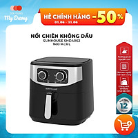 Nồi Chiên Không Dầu Sunhouse SHD4062 (6.0 Lít) - Hàng Chính Hãng