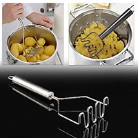 Dụng cụ nghiền khoai tây, rau củ, trái cây bằng thép không gỉ dùng cho nhà bếp x 1 cái