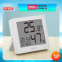 Nhiệt ẩm kế điện tử Deli - 8813