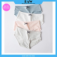 Bộ 5 Quần Lót Nữ Cotton Lót May Chống Viêm Quần Chip Nữ thương hiệu BAW NT14