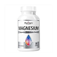 Magnesium Glycinate - Patented Bisglycinate Non Buffered Chelated Magnesium Supplement for Sleep, Migraines, Muscle Cramps, Anxiety, Bone Density, Gluten Free, Non-GMO, 180 Capsules