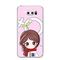 Ốp lưng dẻo cho điện thoại LG V30 - 0041 COUPLEGIRL06 - Hàng Chính Hãng
