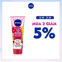 Serum Dưỡng Thể Sáng Da & Làm Mờ Vết Thâm Hiệu Quả Trong 7 Ngày Nivea 10 Super Vitamins & Skin Food 180ml (93765)