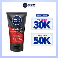 Sữa rửa mặt Ngừa mụn Sạch sâu NIVEA MEN Himalaya Deep Rapid Acne Oil Clear (100g) - 88521